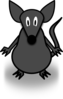 Simple Cartoon Mouse Clip Art